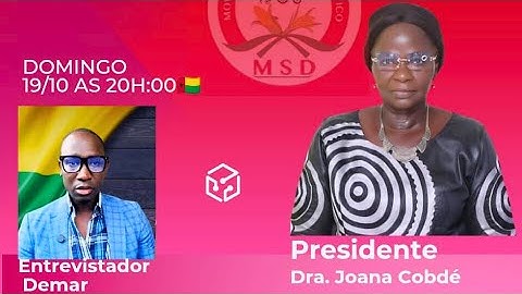 Grande entrevista com a Pesidente do MSD, Dra. Joana Cobdé.