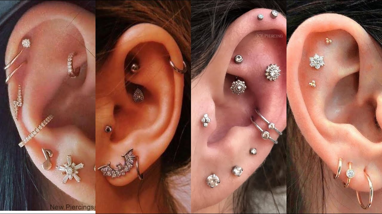 most stylish&trendy ear piercing ideas for young girls&women,s#American ...