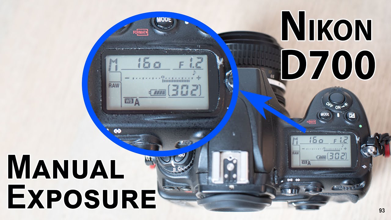 Nikon D700: How to work with manual exposure - YouTube