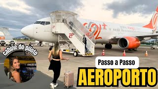 PRIMEIRA VIAGEM DE AVIÃO | Como fazer Check-In e Embarque no Aeroporto