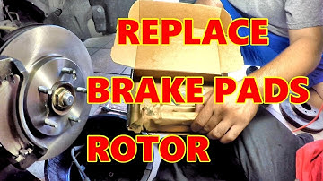 HOW TO REPLACE Front BRAKES (PADS and ROTORS) | SATURN VUE 2008