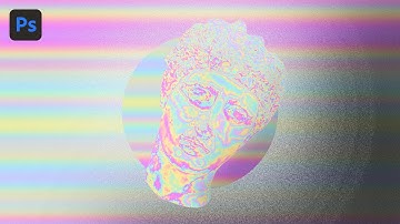 Iridescent Holographic Effect - Photoshop Tutorial
