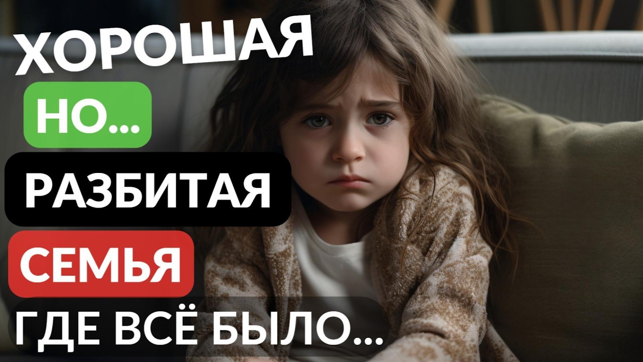 Хорошая, но разбитая семья где всё было
