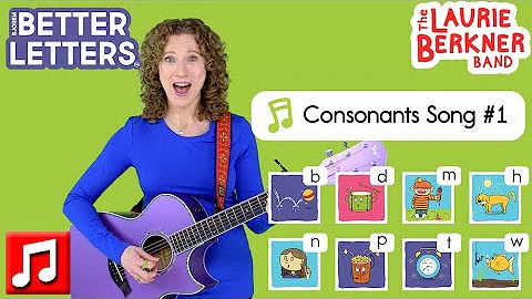 Better Letters: Consonants Song 1 - ABC Phonics Song for Pre-literacy | Laurie Berkner/Bjorem Speech
