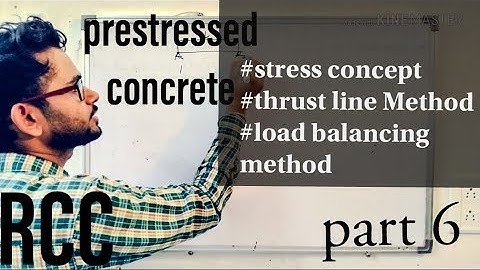 ✓Prestressed concrete part 2 / stress concept Method /load balancing method /c line method
