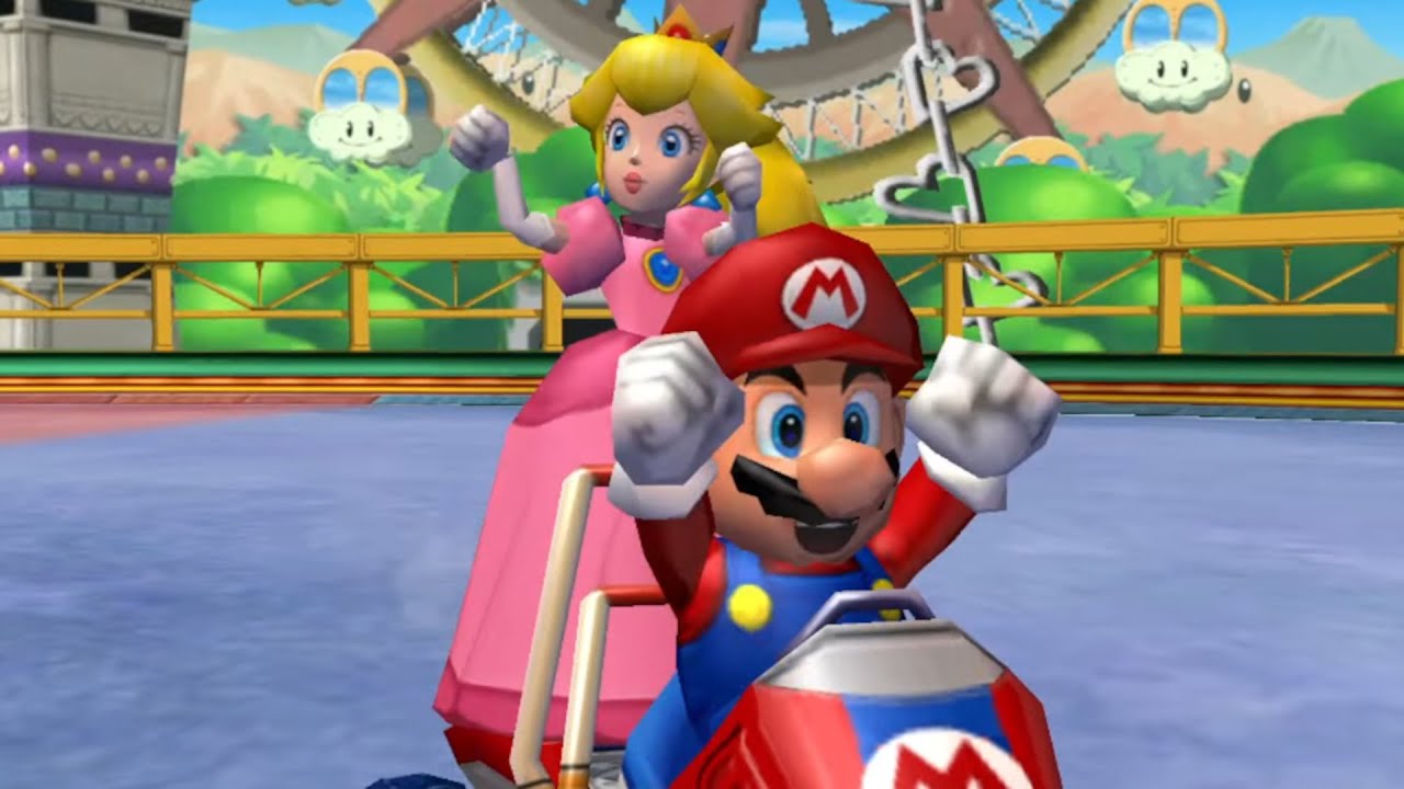 Mario Kart: Double Dash!! - 50cc Mushroom Cup Grand Prix (Mario and Peach)