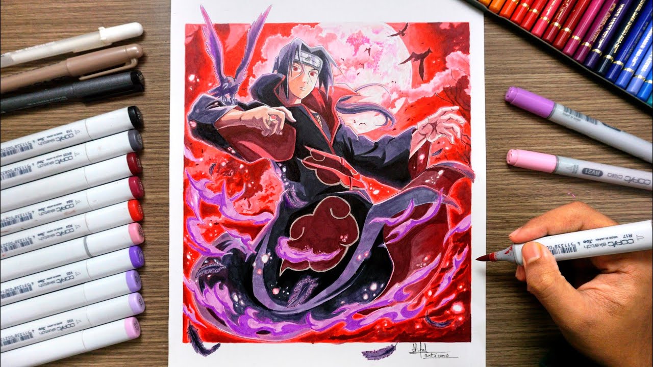 Uchiha Itachi drawing 🔥 : r/Naruto