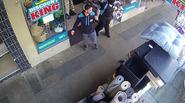 Out of Control Car Flies Down Footpath || ViralHog