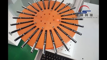 pen fiber laser marking with auto rotary table