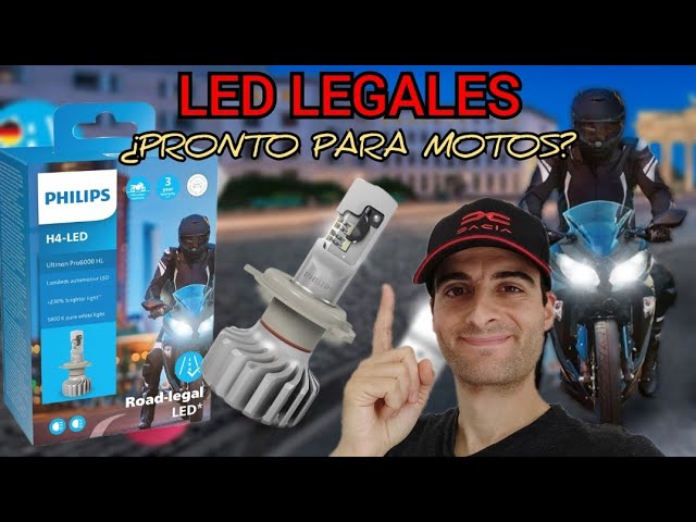 LED PARA MOTOS CADA VEZ MÁS CERCA - PHILIPS ULTINON PRO6000 H4