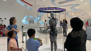 Amused by a Humanoid - Museum of the Future