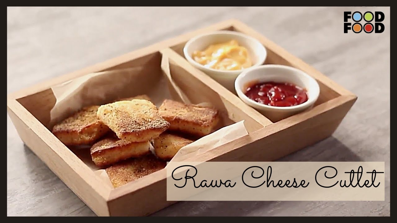 Rawa Cheese Cutlets | रवा चीज़ कटलेट |  FoodFood