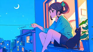 Stop Overthinking With Me 🌃 Lofi hip hop / chill smoke beats ~ Stress Relief, Relaxing Music