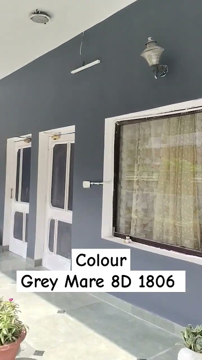 Best Exterior paint Shade || white and grey combination Exterior paint