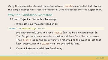 Understanding the Correct Way to Pass Inputs into Event Handlers in JavaScript and React