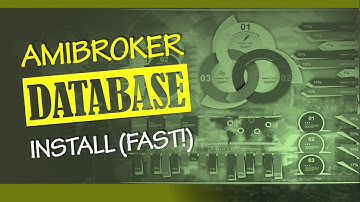 Amibroker Tutorial: How to Create Amibroker Database | Install (FAST!)