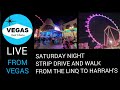 🔴LIVE from VEGAS - Vegas Strip Walk To The Linq And Harrah's Carnaval Court