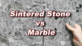 Comparison: Sintered Stone vs Marble | MOREROOM STONE