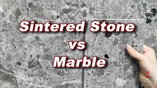Comparison Sintered Stone Vs Marble  Moreroom Stone