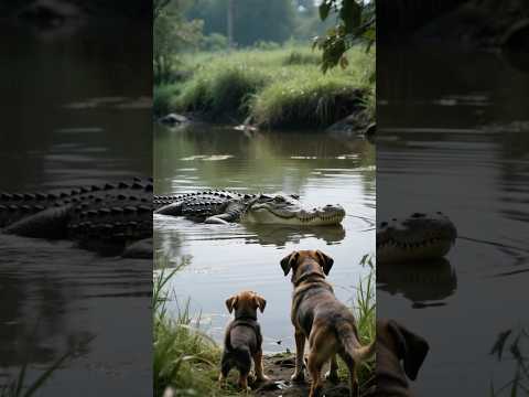 The dog ran