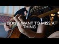 I Don’t Want To Miss A Thing - Aerosmith (KAYE CAL Acoustic Cover / with LYRICS)