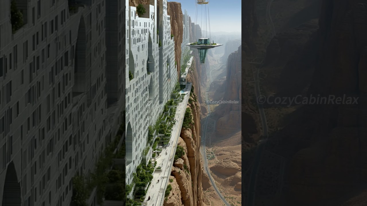 Futuristic Desert Architecture 🌵 | AI-Generated Masterpiece #shorts