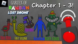 Garten of BanNab : Lost Drone [Chapter 1  - 3] | roblox mascot horror gameplay walkthrough