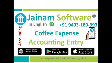 How to Create Coffee Expense Voucher Entry in Jainam Software | Journal Entry Tutorial for NBFCs