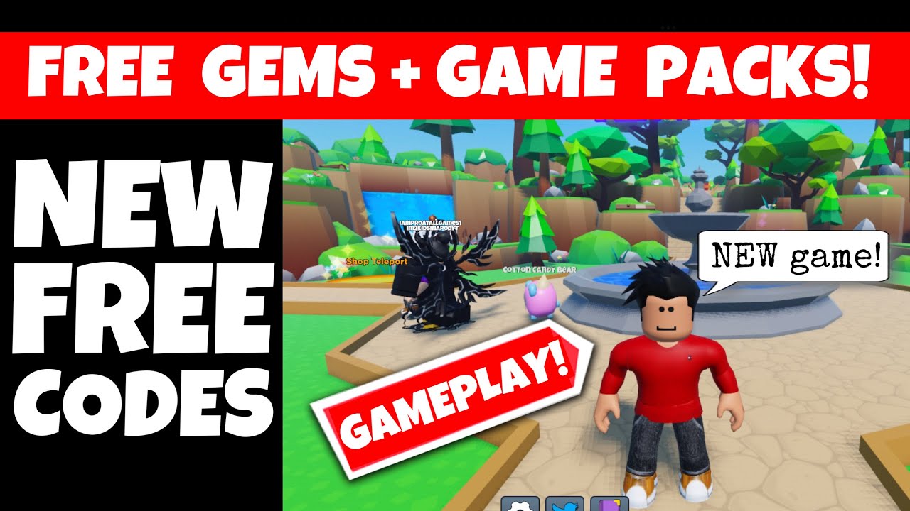 *NEW* FREE CODES Bubble Gum Tower Defense gives Free Gems + Free Game Packs + Gameplay  |  ROBLOX