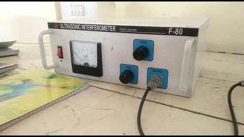 Ultrasonic Interferometer | Physics Lab | Lab | Experiment