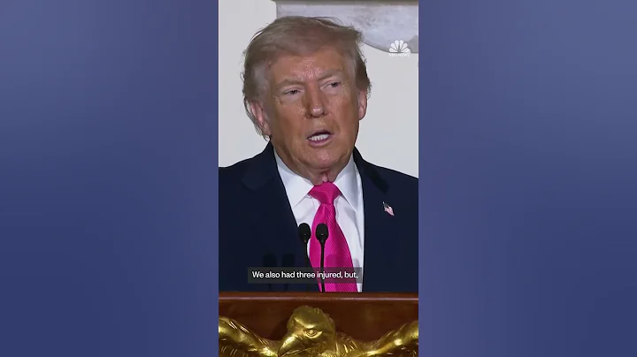 Trump speaks about a weekend of violence across the world