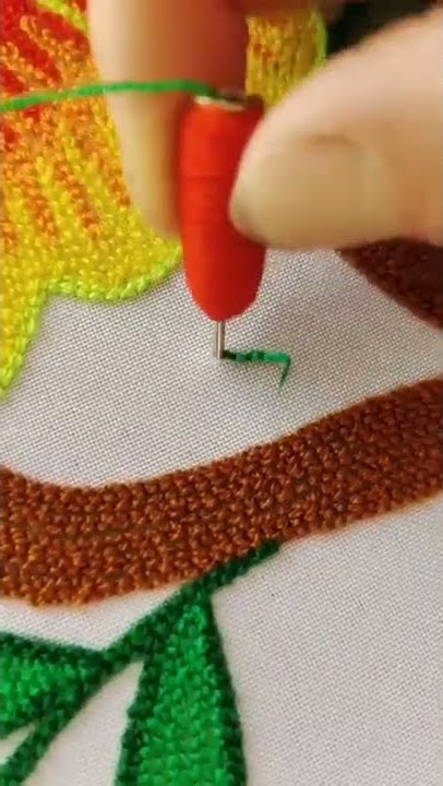 Cara Menyulam Menggunakan Benang Wol #pinterest #shorts #sewinghacks #sewingtutorial