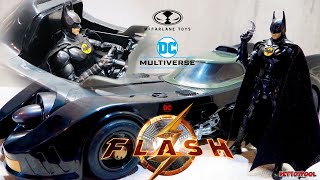 【THE FLASH】7インチバットマンが乗れてこの価格！？ ドデカいコスパ最強のバットモービルと復活のキートン版バットマンをレビュー！！【DCマルチバース】