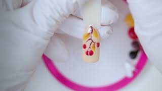 Semilac Quick Tips - Berry Nail Art Design
