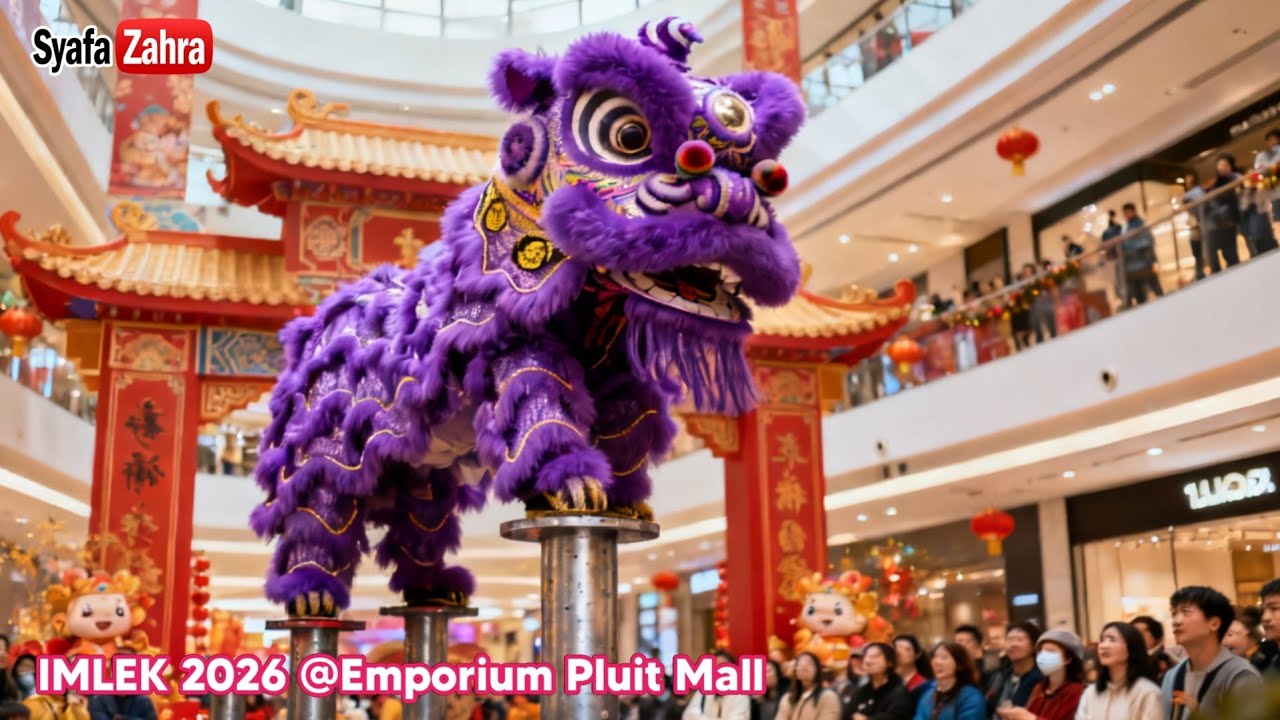 Atraksi Barongsai Lion dance imlek 2026 | Acrobatic lion dance CNY 2026