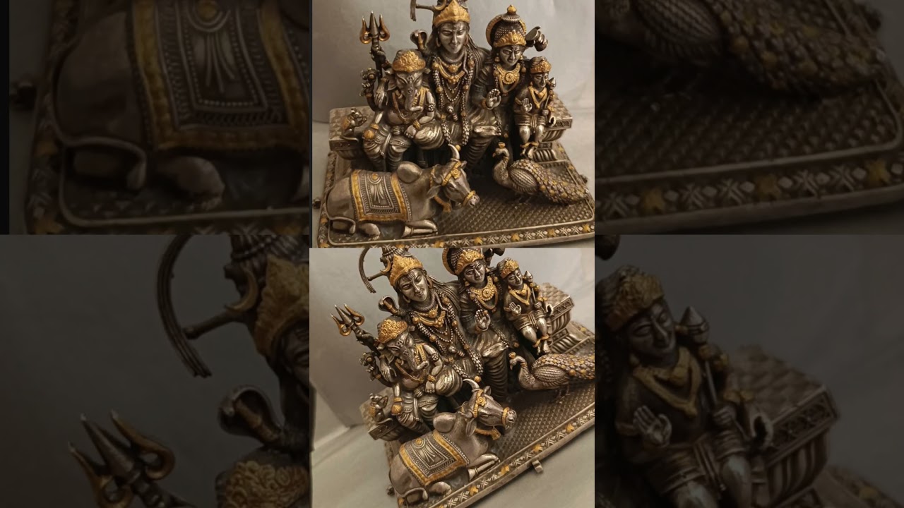 Shiva Parivar Murti for Pooja Room | Silver 92.5 Idol Set |Shiva Parivar Idol Unboxing | Spiritual