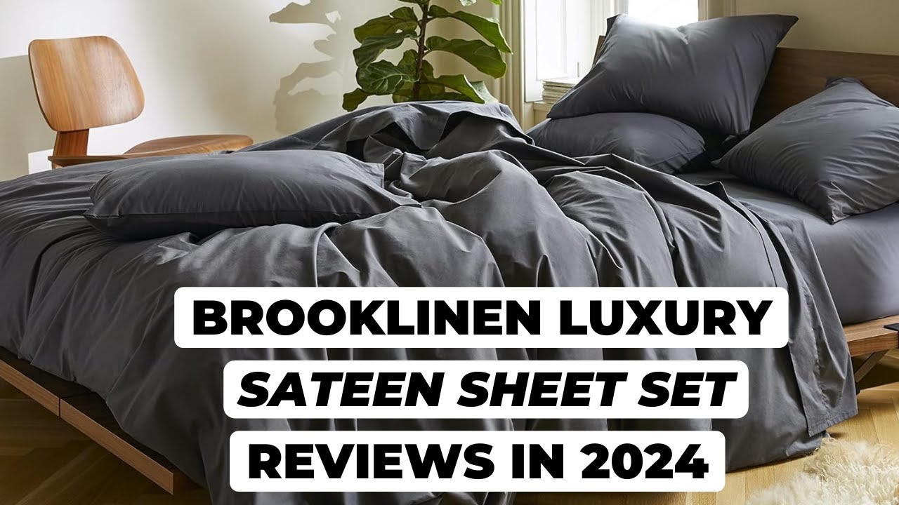 Brooklinen Luxury Sateen Sheet Set Review - YouTube