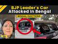 Bengal Election 2026: BJP Leader Agnimitra Paul Car Attacked In Asansol Rear Window Shattered