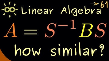Linear Algebra 61 | Similar Matrices [dark version]