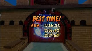 Crash Bandicoot N. Sane Trilogy Orient express new record:0:16:28