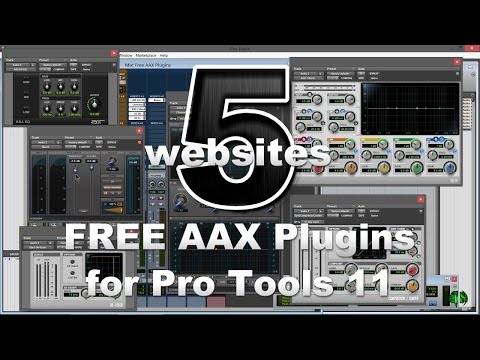 5 Websites w/FREE AAX Plugins for Pro Tools 11 (14 Free AAX Plug-ins)