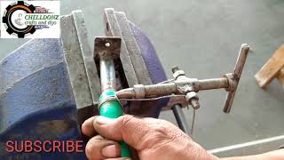 How to make hose clamp wire bending tool.