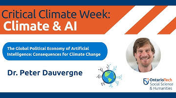 The Global Political Economy of Artificial Intelligence: Consequences for Climate Change