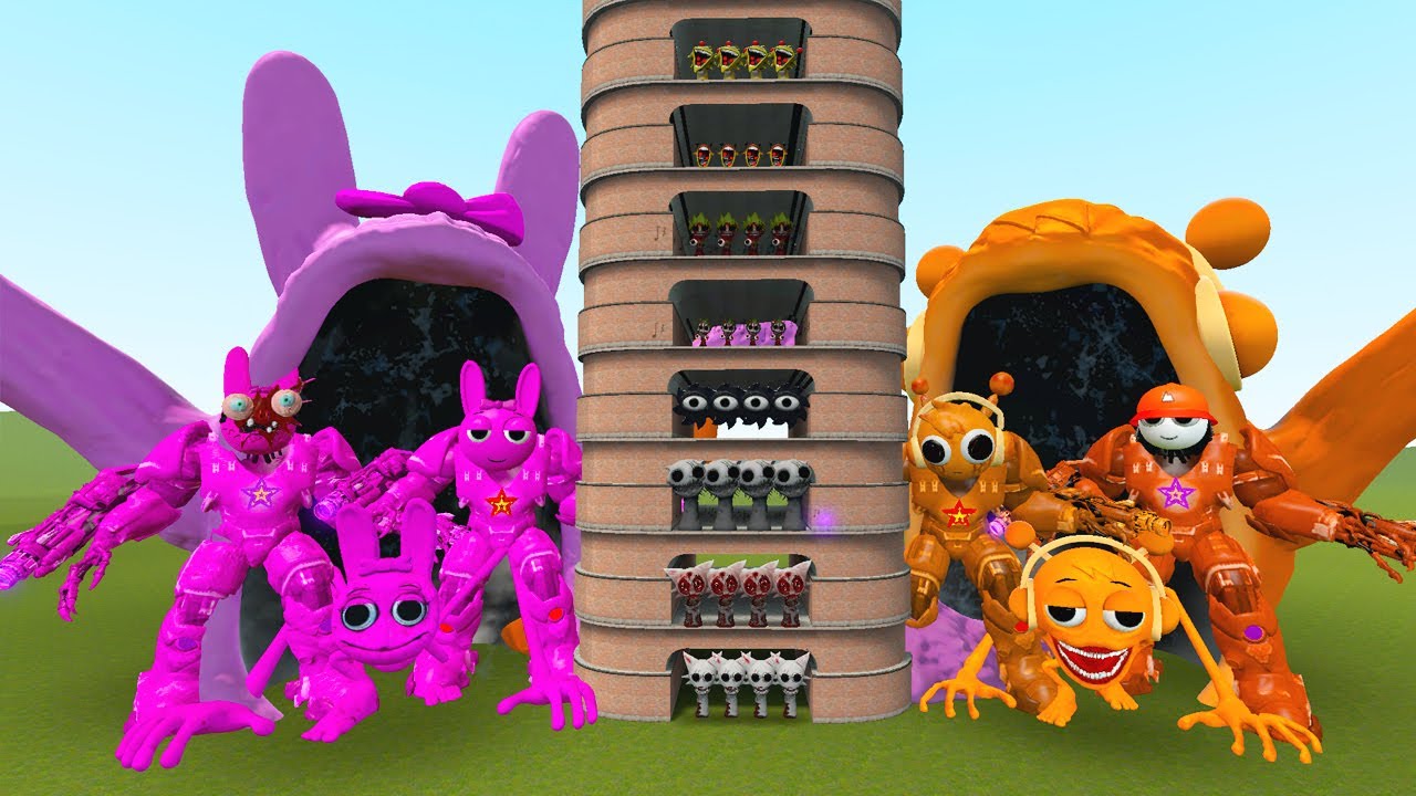 ВЫСОКАЯ ТРАВА ОТ МАЛЕНЬКОГО ДО БОЛЬШОГО ВСЕ СПРУНКИ ПИНКИ ПРОТИВ ВСЕХ ОРАНЖЕВЫХ СЕМЕЙСТВО СПРУНКИ...