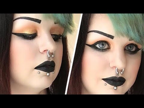 Get Ready With Me Gothic Golden Smokey Eye Astrid Aesthetic Youtube