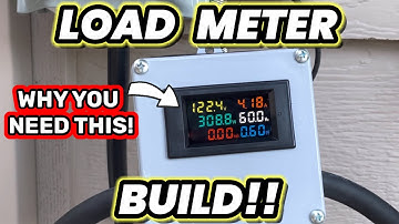 Volts Amps Watts Meter RV Generator Load Meter Build