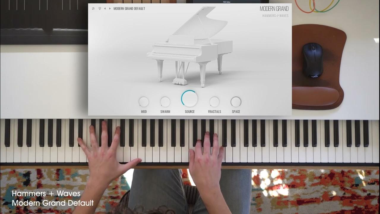Hammers + Waves Modern Grand Default Sound In Action YouTube