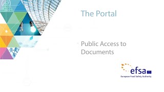 The Portal -  Public Access to Documents
