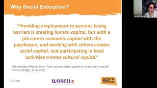 WE-CAN: Social Enterprise 101