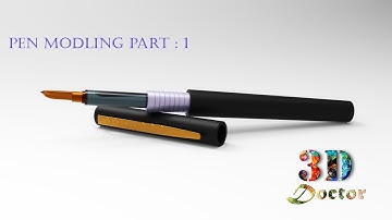 how to pen modeling in maya! 3D pen modeling in maya! smart pen modeling in maya! 3D pen part  1